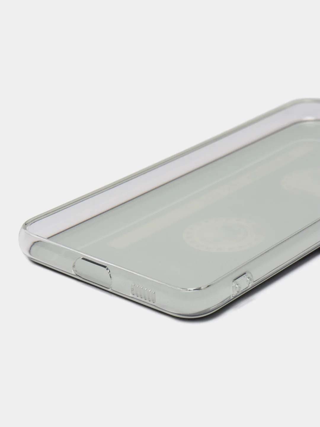 Хром силиконовый чехол на Samsung Galaxy S21 FE / Самсунг S21 FE, с рисунком, защита камеры