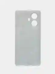 Бирюзовый чехол на Realme 10 Pro+ / Реалми 10 Про плюс прозрачный, с рисунком, защита камеры