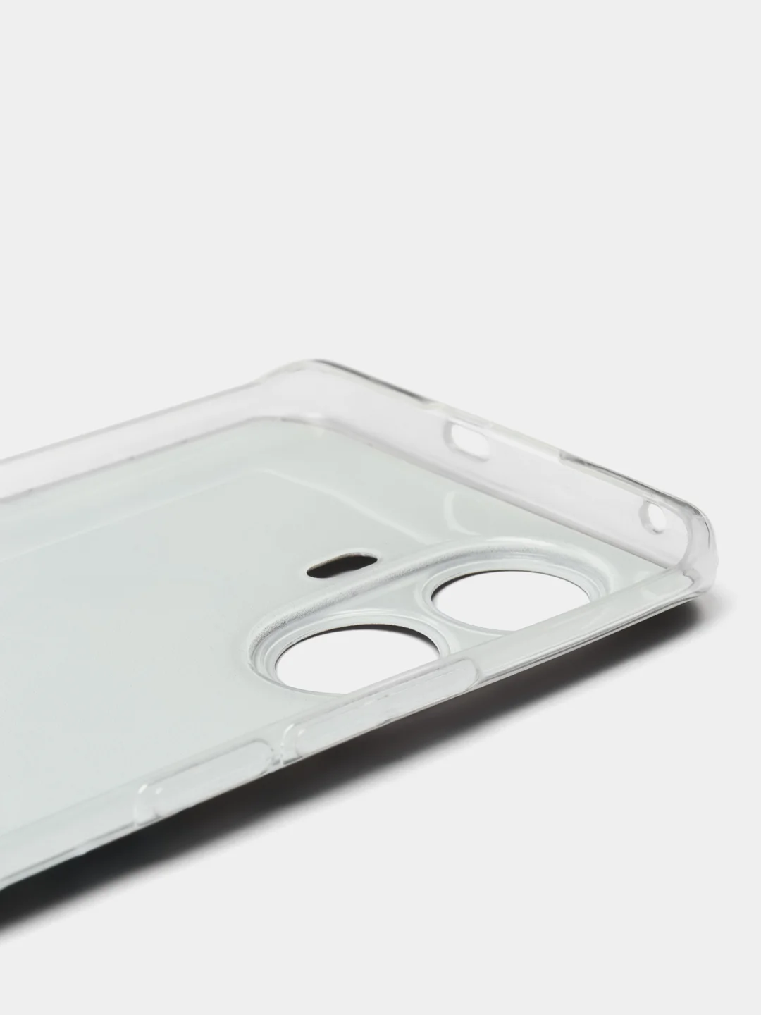 Бирюзовый чехол на Realme 10 Pro+ / Реалми 10 Про плюс прозрачный, с рисунком, защита камеры