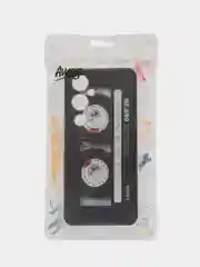 Хром силиконовый чехол на Tecno Pova 4 Pro / Текно Пова 4 Про с рисунком, защита камеры