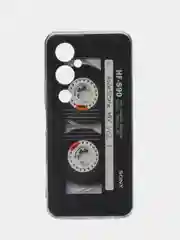 Хром силиконовый чехол на Tecno Pova 4 Pro / Текно Пова 4 Про с рисунком, защита камеры