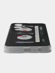 Хром силиконовый чехол на Tecno Pova 4 Pro / Текно Пова 4 Про с рисунком, защита камеры