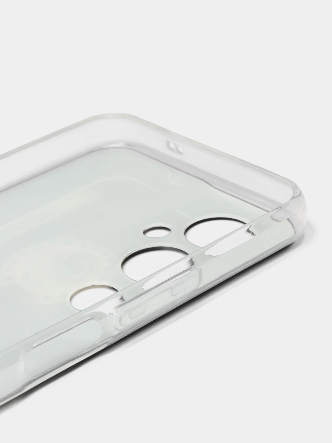 Хром силиконовый чехол на Tecno Pova 4 Pro / Текно Пова 4 Про с рисунком, защита камеры