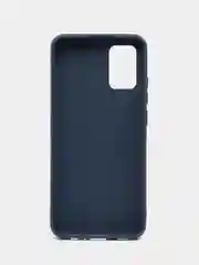 Синий накладка для Samsung A02S силиконовая, матовая, "Soft touch"