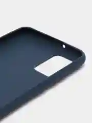 Синий накладка для Samsung A02S силиконовая, матовая, "Soft touch"
