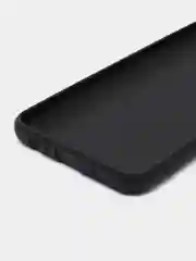Черный накладка для Samsung A02S силиконовая, матовая, "Soft touch"