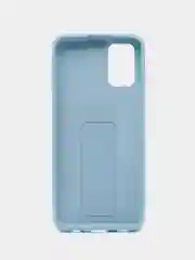 Голубой накладка для Samsung A02S (2021) с магнитным держателем-подставкой