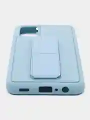 Голубой накладка для Samsung A02S (2021) с магнитным держателем-подставкой