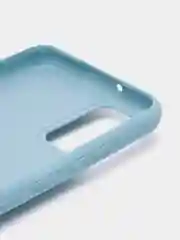 Голубой накладка для Samsung A02S (2021) с магнитным держателем-подставкой