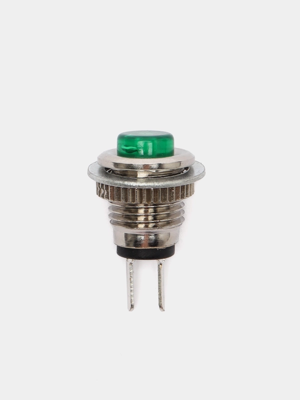 Кнопка DS-101 off-(on), 0.5A 250VAC, зеленый