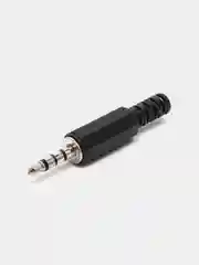 Штекер 3.5мм 4 контакта аудио разъем джек AUX jack 3,5мм на кабель для наушников