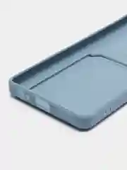 Синий меланж силиконовый чехол для Infinix Hot 30, с защитой камеры, прозрачный