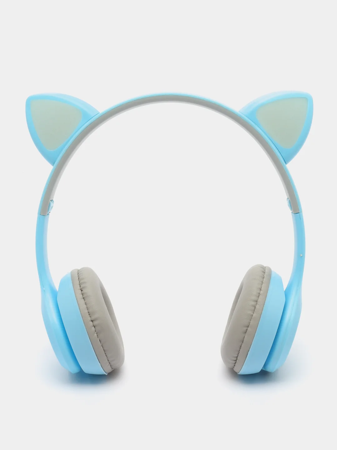 Синий накладные Bluetooth-наушники More choice HW24kids, беспроводные наушники 200 мАч