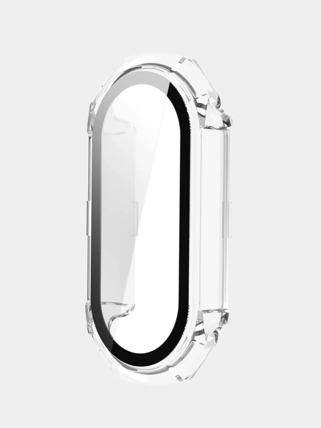 Белый защитное стекло, бампер для Xiaomi Mi Band 8