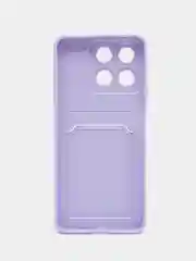 Лавандовый силиконовый чехол для Honor X8A (Хонор Икс8А)