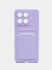 Лавандовый силиконовый чехол для Honor X8A (Хонор Икс8А)