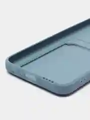 Синий меланж чехол силиконовый на Samsung Galaxy A13 4G (Самсунг Галакси А13), с защитой камеры