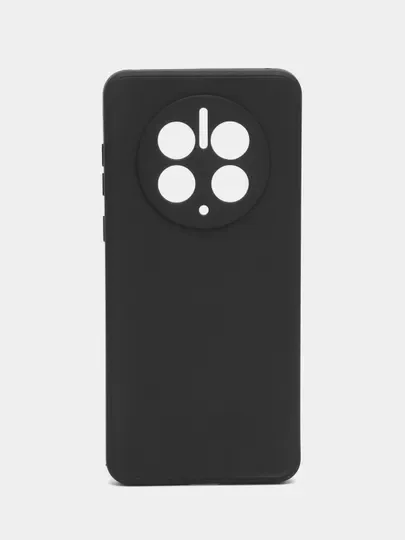 Светло-синий чехол для HUAWEI Mate 50 Pro (Хуавей Мате 50 ПРО), прозрачный силиконовый