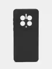 Светло-синий чехол для HUAWEI Mate 50 Pro (Хуавей Мате 50 ПРО), прозрачный силиконовый