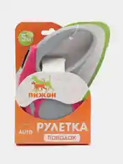 Рулетка "Молния", 5 м, до 15 кг, розовая