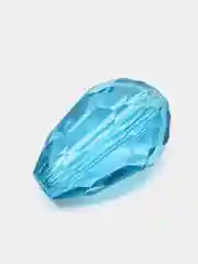 Морской прозрачные бусины, капли, 8 х 11 мм, бисер, вышивание, плетение