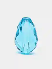 Морской прозрачные бусины, капли, 8 х 11 мм, бисер, вышивание, плетение