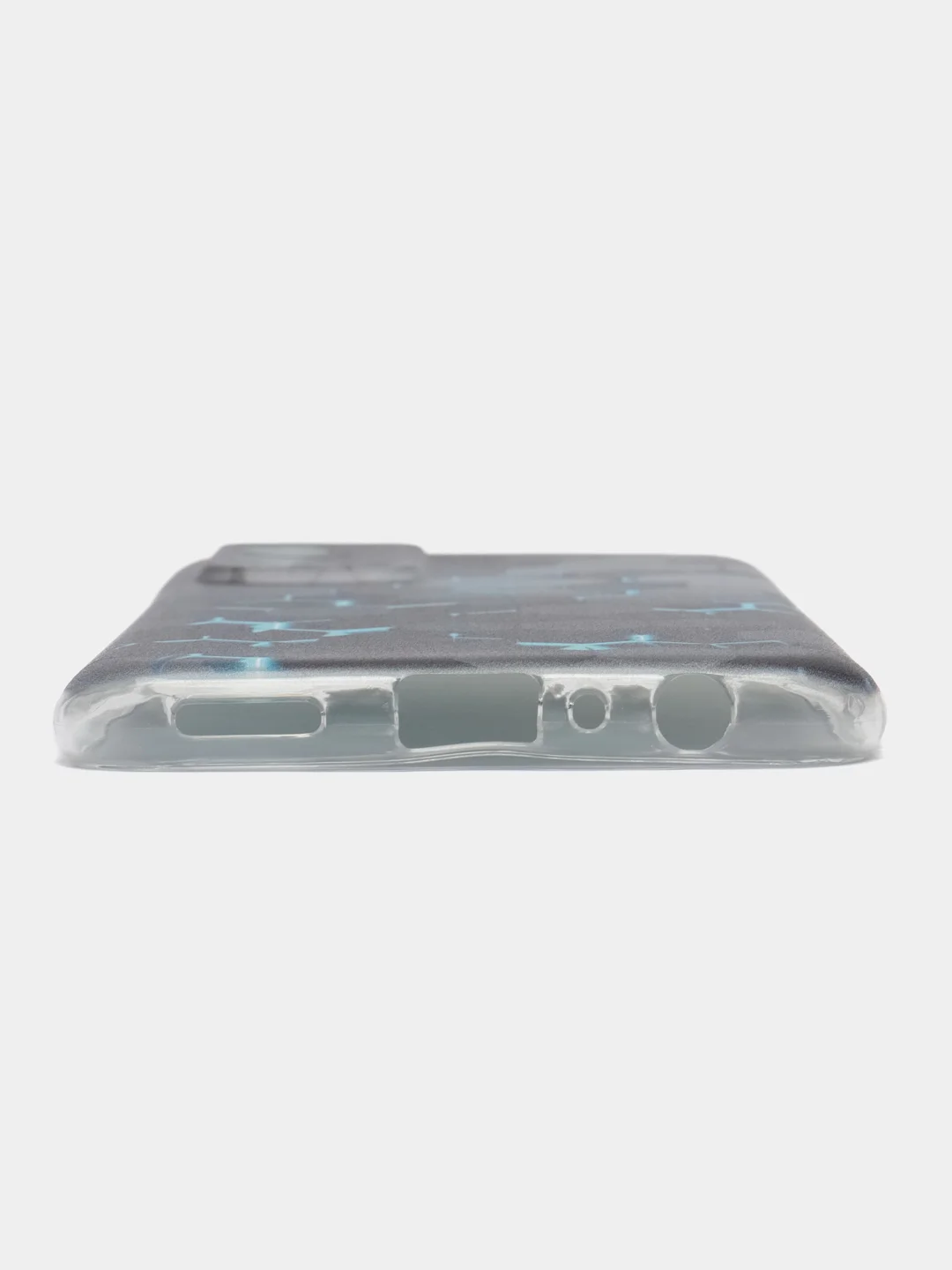 Бирюзовый чехол на Realme GT Master Edition / Реалми GT Master Edition с рисунком, защита камеры