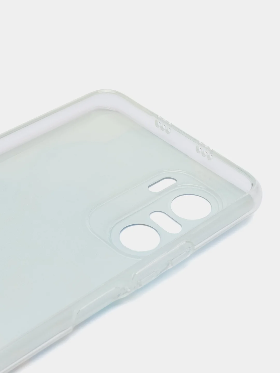 Светло-синий чехол на Xiaomi Poco F3/Redmi K40/Mi 11i / Сяоми Поко Ф3/Редми K40/Ми 11i с рисунком