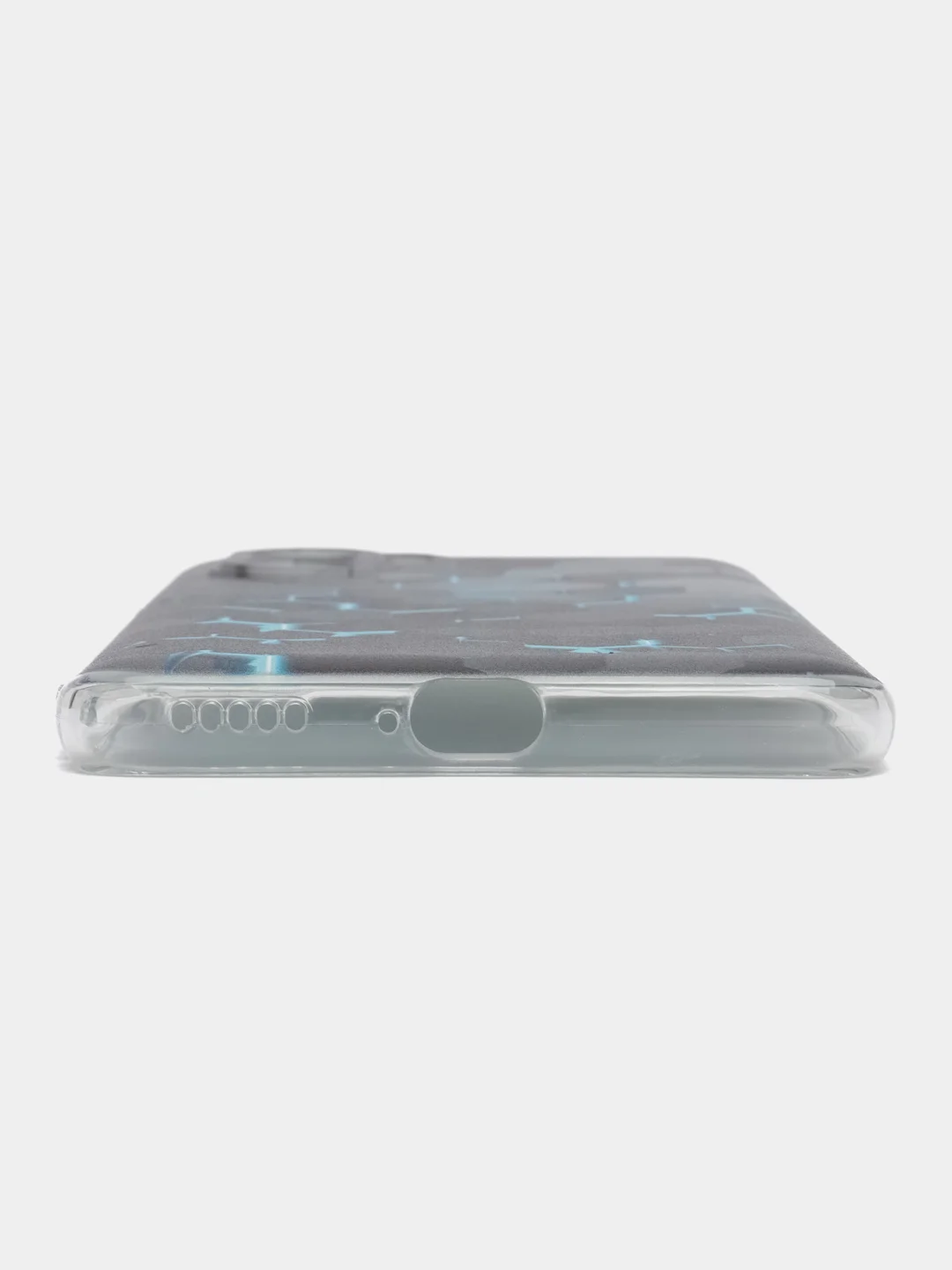 Бирюзовый чехол на Xiaomi Poco F3/Redmi K40/Mi 11i / Сяоми Поко Ф3/Редми K40/Ми 11i с рисунком