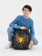 Рюкзак школьный для мальчика Brauberg 2 отделения, с брелком, Venomous spider, 271355