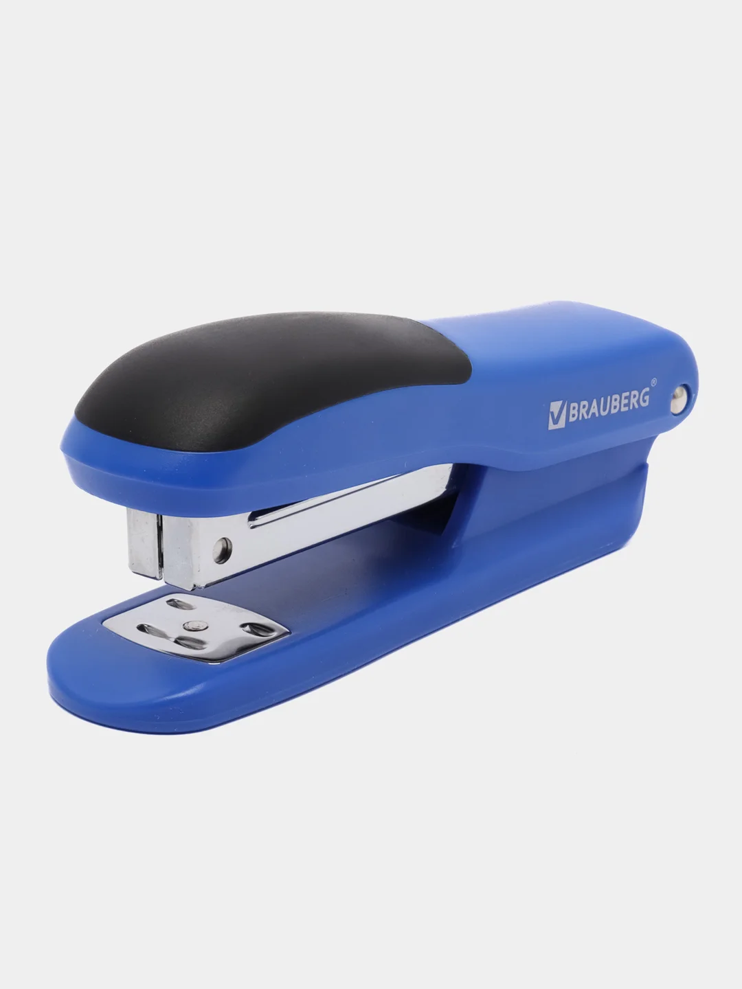 Степлер №24/6, 26/6 BRAUBERG "SX-39", до 25 листов, синий
