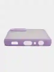 Бирюзовый накладка для Samsung A22 матовая с цветными краями, защита камеры