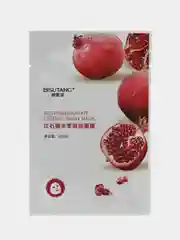 Красный маска для лица тканевая увлажняющая
