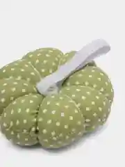 Оливковый игольница тканевая, 9х3 см