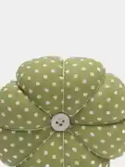 Оливковый игольница тканевая, 9х3 см