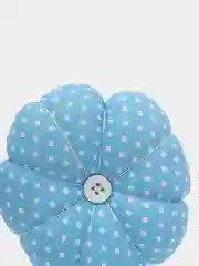 Голубой игольница тканевая, 9х3 см