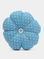 Голубой игольница тканевая, 9х3 см