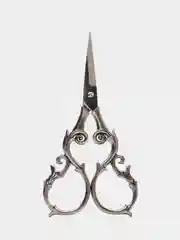 Серебряный ножницы для рукоделия вышивания, 11 см