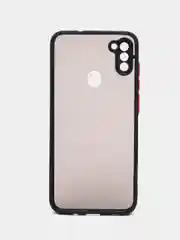 Черный чехол на Samsung Galaxy A11, M11, Самсунг А11, М11, силиконовый, пластиковый, матовый