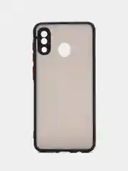 Черный чехол на Samsung Galaxy A20 / A30, полупрозрачный, силиконовый Самсунг А20, А30