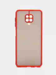 Красный чехол для Xiaomi Redmi Note 9 Pro / Note 9S, полупрозрачный, матовый, Редми Ноут 9 Про