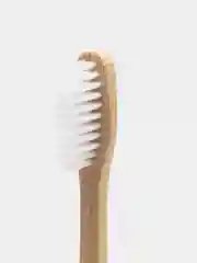 Белый зубная щетка бамбуковая