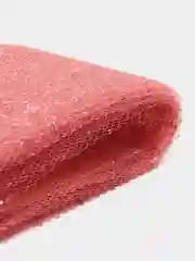 Пастельно-коралловый фатин с крупными блёстками