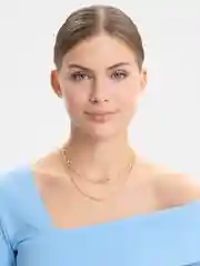 Многослойное колье-цепь