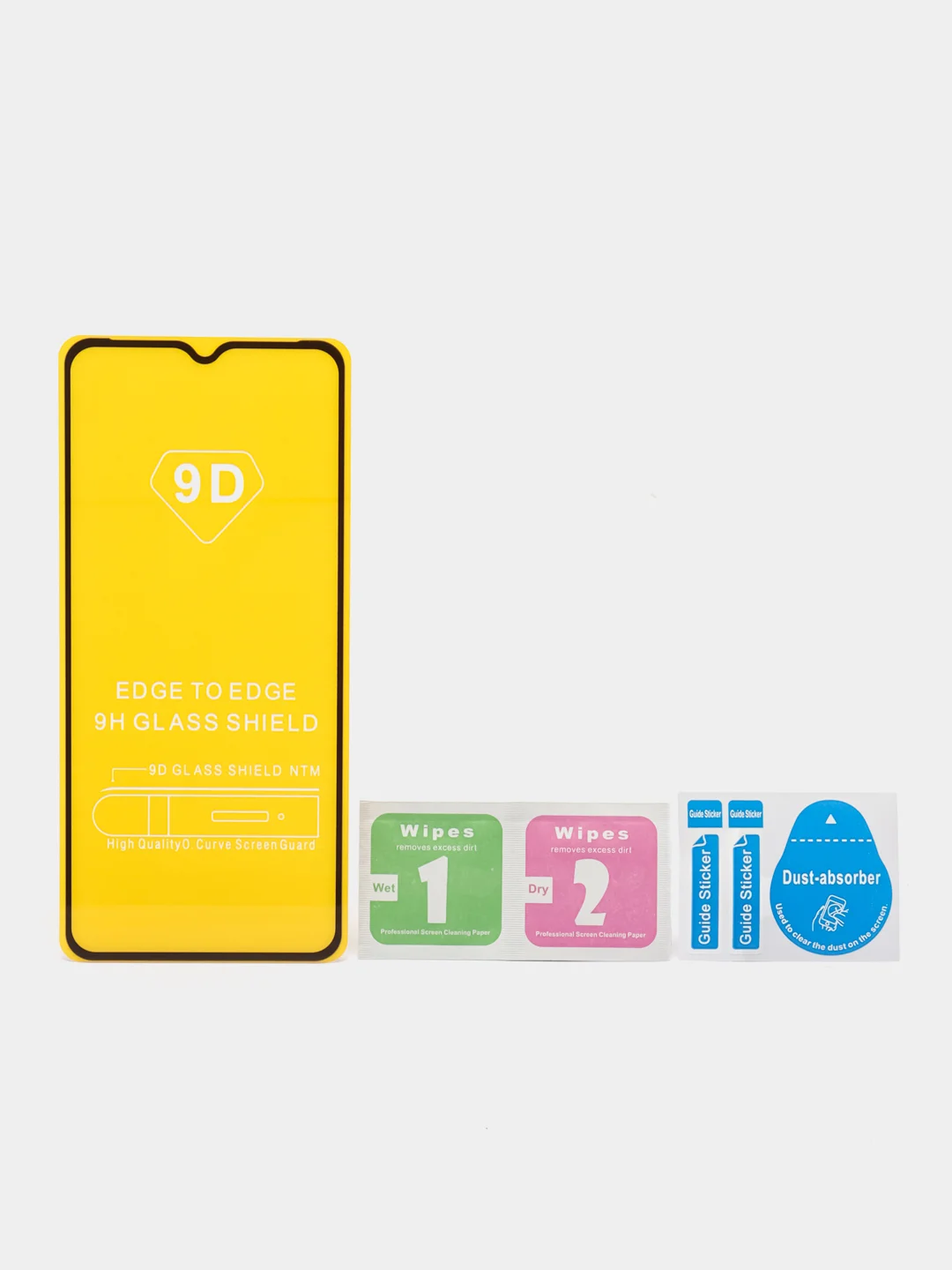 Прозрачный защитное стекло 9D для Tecno Spark 10 / 10C (Техно Спарк 10 / 10С)
