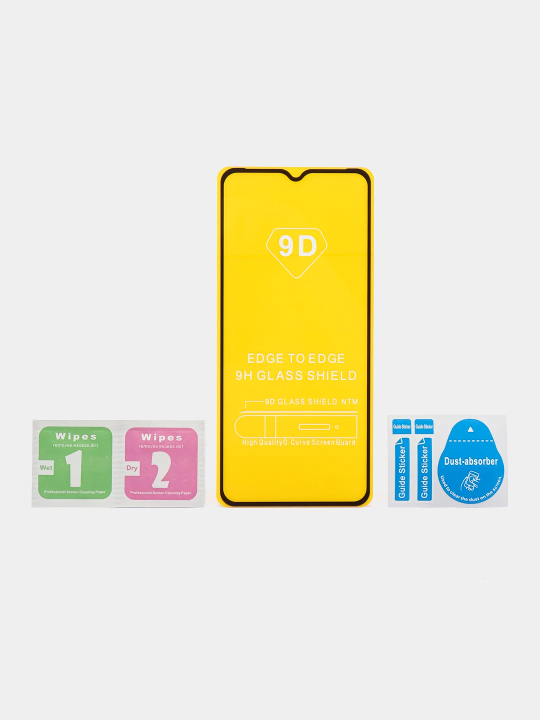 Прозрачный защитное стекло 9D для Tecno Spark 10 / 10C (Техно Спарк 10 / 10С )