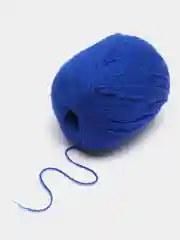 Синий пряжа шерстяная