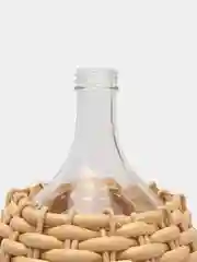 Бутыль NiNaGlass "Винная" 3 л. проз. с крышкой оплетенная