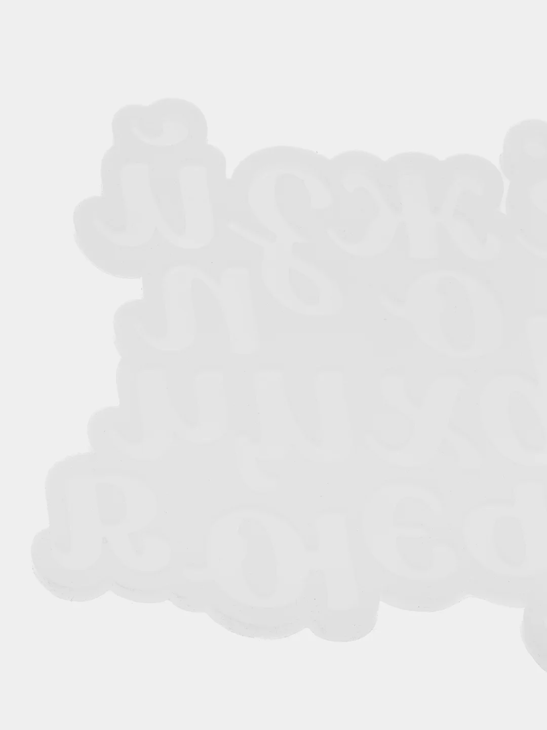 Кондитерский силиконовый молд АЛФАВИТ прописной 2,5-2см для шоколада, карамели, мастики