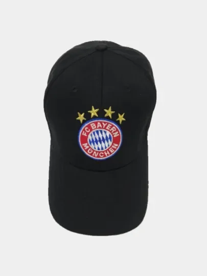Черный бейсболка / кепка мужская / женская FC Bayern Munchen / ФК Мюнхенская Бавария / FIFA